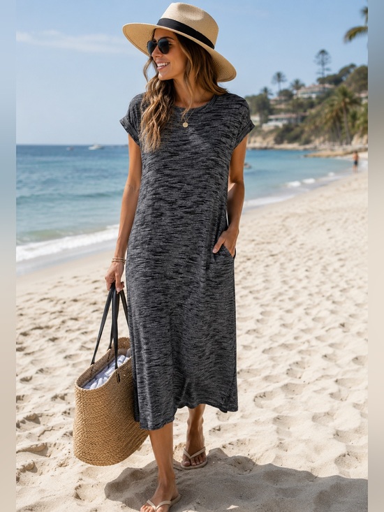 Bella Dahl Other - Bella Dahl Heather Gray Long Maxi Dress – Size M soft fabric